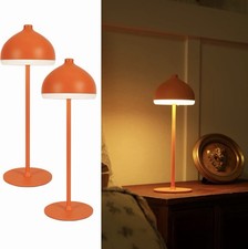 Luminex Table Lamps Set, Rechargeable LED Lamps with 3 Light Colours & Dimmable