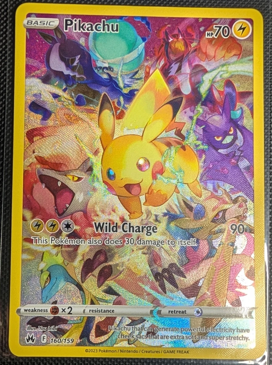 Pikachu 160/159 基本カード　英語版 Pikachu 160/159 Crown Zenith for sale | eBay