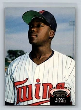 1992 Stadium Club #183 Lenny Webster Minnesota Twins Baseball Card