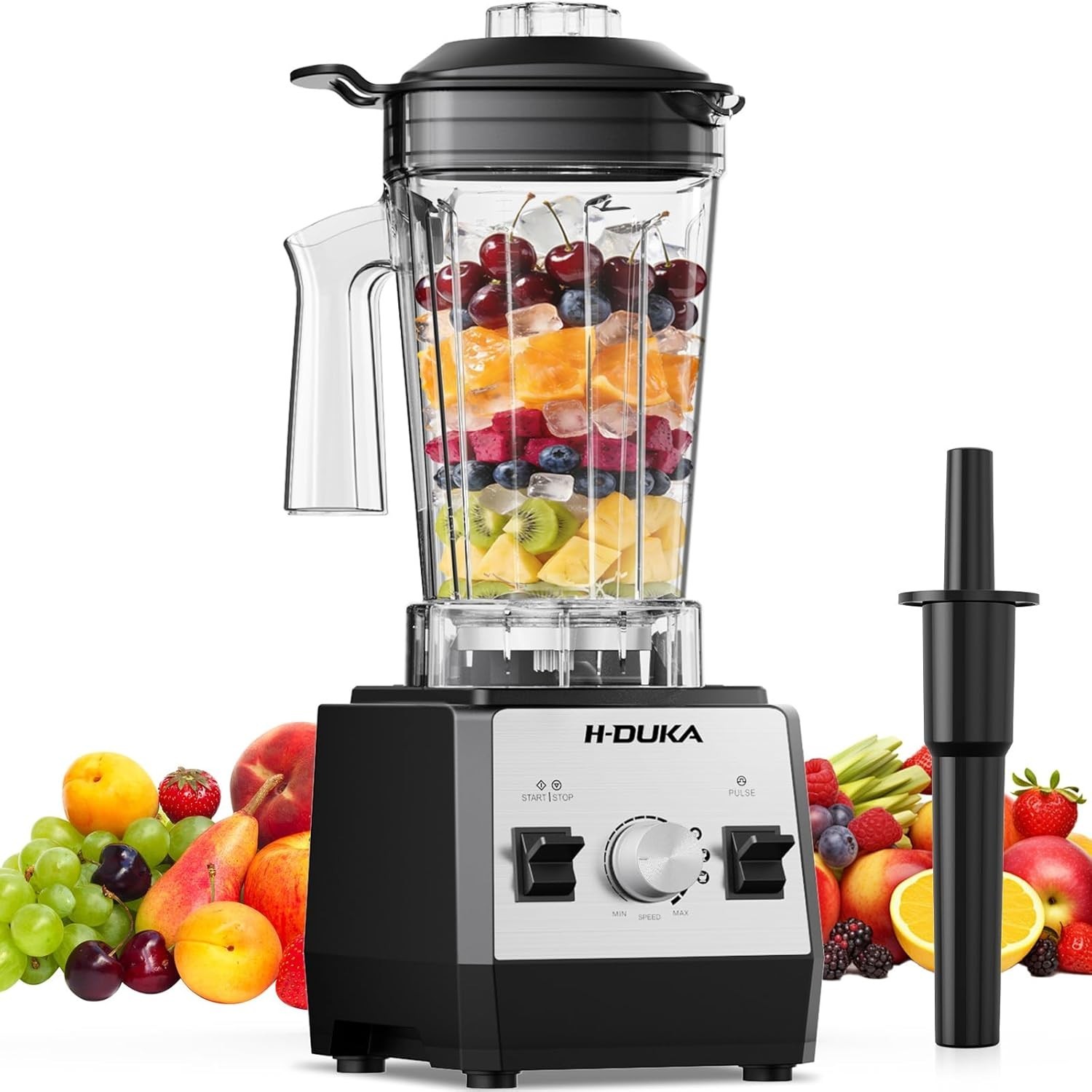 For Kitchen With 64oz Pitcher, Powerful 25000 Prm (smoothies