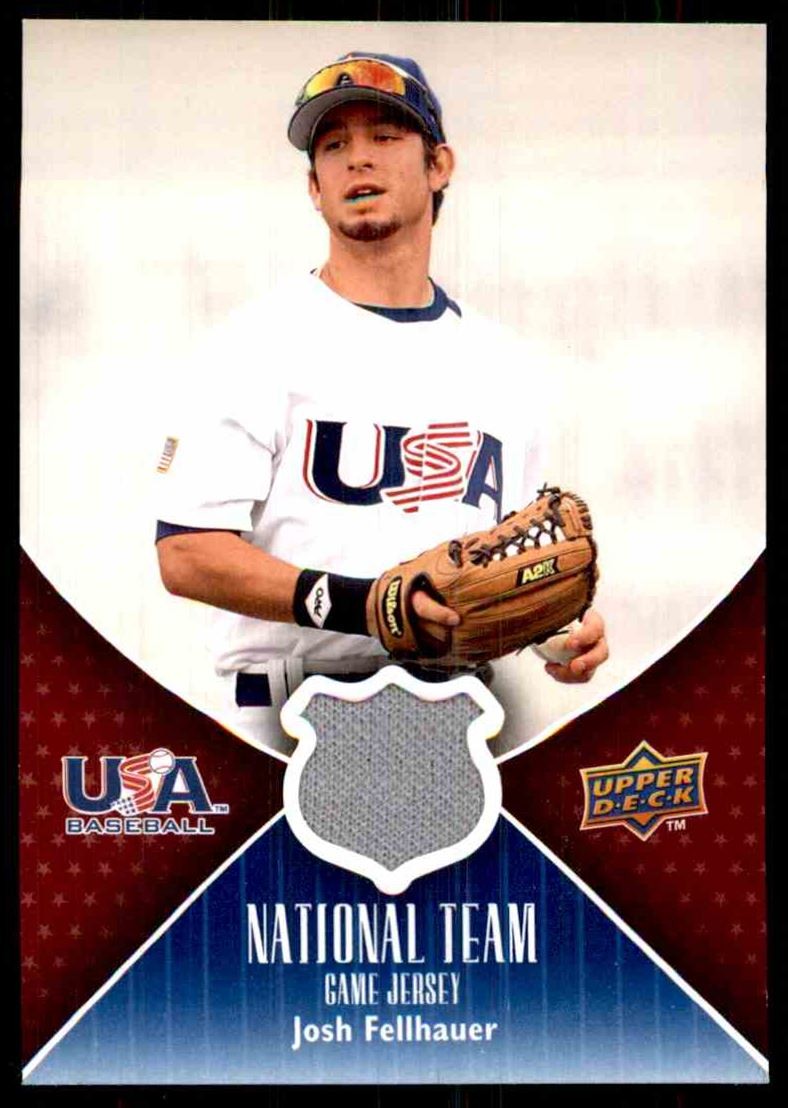 2009 Upper Deck USA National Team Jerseys Josh Fellhauer Jersey #JF