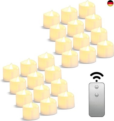 Da by LED-Teelicht, Fernbedienung, elektrisch, blinkend, batteriebetrieben,