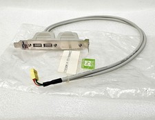 2 Ports USB 2.0 Motherboard Rear Panel Expansion Bracket to 9 Pin Header W4B7