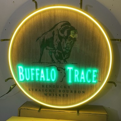 Large Buffalo Trace Whisky LED Bar Light Sign!!  24in !