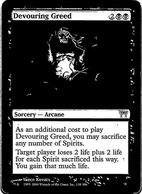 Devouring Greed Champions of Kamigawa Regular