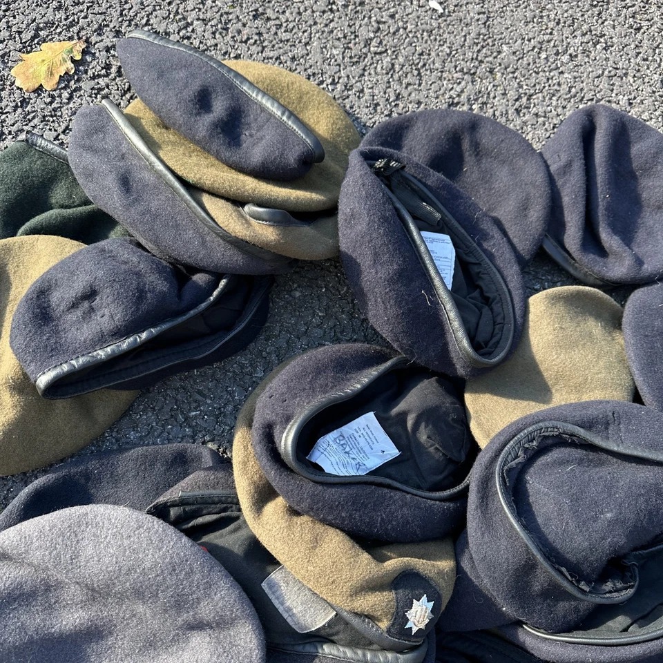 Bulk Dealers Trade Lot - 60x Genuine British Army Berets - Mixed Sizes & Reg - Image 4 of 4