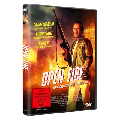 OPEN FIRE - Ein Kickboxer will Vergeltung - Uncut - Cover A (DVD) (UK IMPORT)