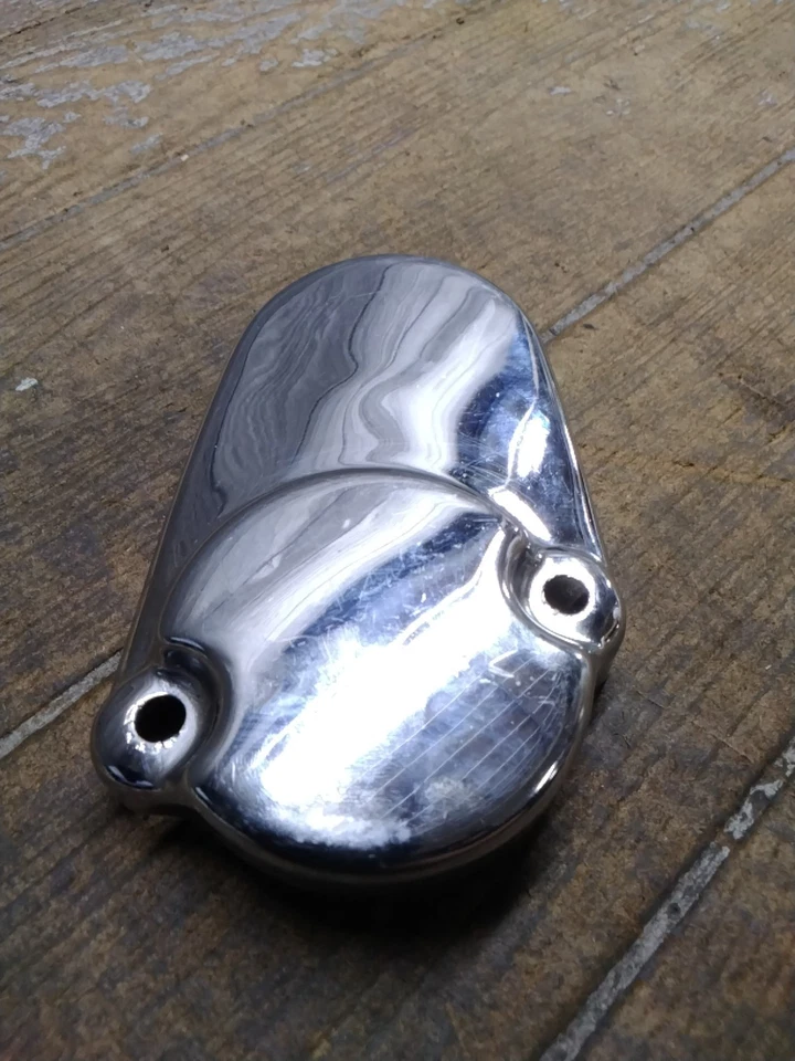 Harley-Davidson EVO Electra Glide Softail FXR Motor Arranque Motor Cubierta Cromo Foto 3 de 4