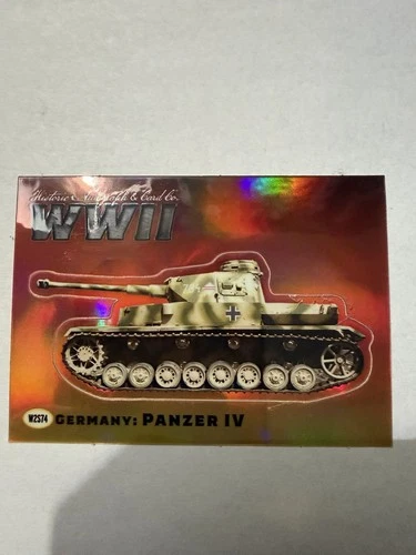2025 Historic Autographs WW2 World War II WWII Sticker Germany Panzer IV