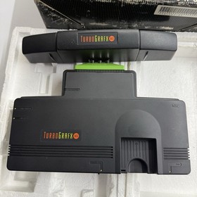 Tg16 - NEC TurboGrafx-16 System Black Console *Not complete* W/ Box Tested Works
