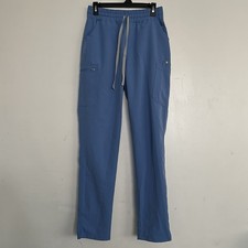 Women  s FIGS High Waisted Yola Skinny Scrub Pants Ceil Blue 1876 Size Small Tall