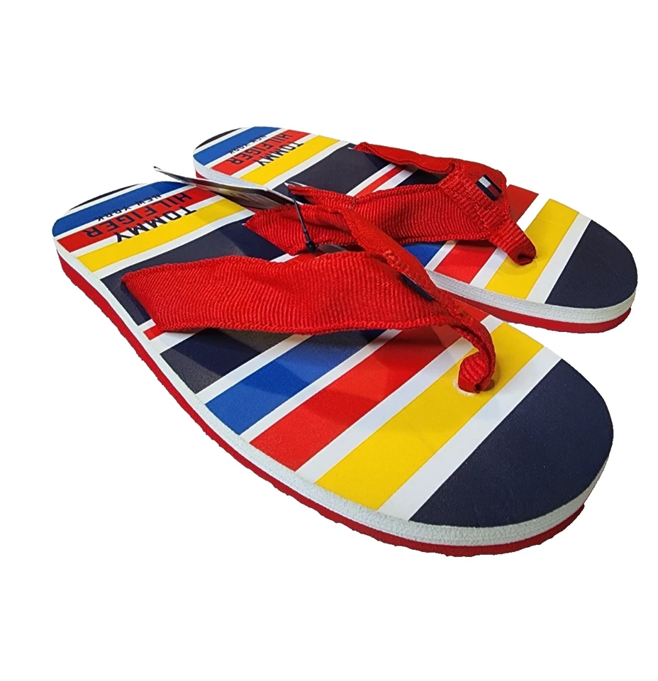 Sandálias tanga flip flop masculinas Tommy Hilfiger GG - Imagem 2 de 4