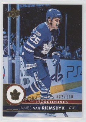 2017-18 Upper Deck Exclusives 32/100 James van Riemsdyk #419 0d14