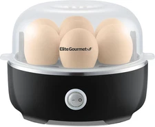 EGC115B Easy Egg Cooker Electric 7-Egg Capacity Soft Medium Hard-Boiled Egg...