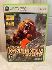 Cabela's Dangerous Hunts 2009 (Microsoft Xbox 360, 2008) CIB Complete TESTED