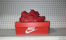 Nike Huarache Run GS Triple Red Athletic Shoes Sneakers Youth Size 4.5Y Womens 6