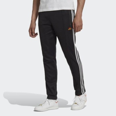 adidas Originals Beckenbauer Joggers Track Pants Black White adidas Originals Beckenbauer Joggers Track Pants Black White