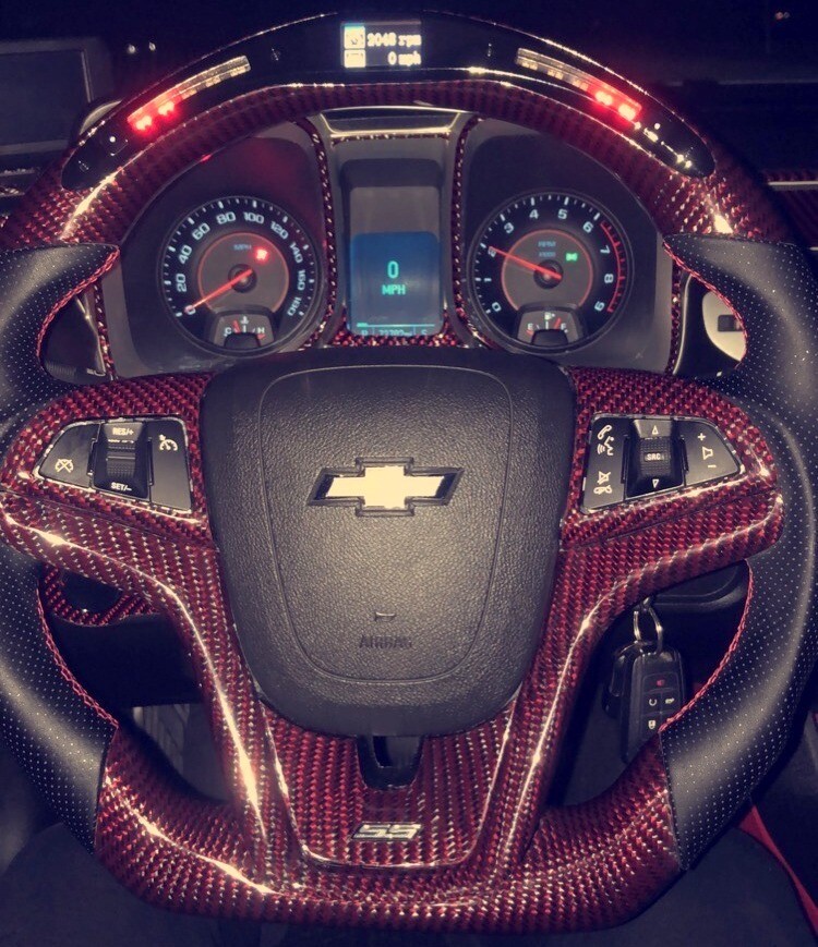 2016 JEEP WRANGLER Ferrari Racing Design Real Carbon Fiber  Steering Wheel
