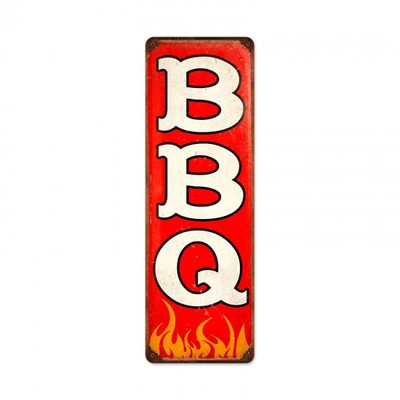 BARBEQUE Blech Schild 61cm USA CAFE FOOD BAR DINER BBQ retro Burger Grill Imbiss
