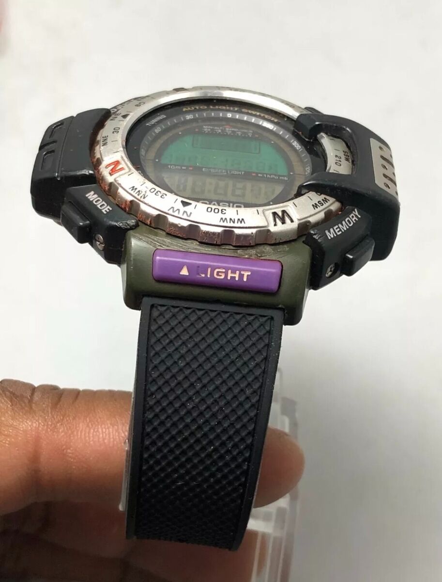 Vintage Casio Protrek 1471 PRT-40 Triple Sensor Digital Vintage Casio Protrek 1471 PRT-40 Triple Sensor Digital
