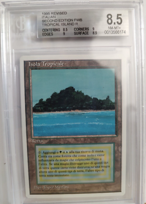 MAGIC THE GATHERING MTG TROPICAL ISLAND FWB ITALIAN DUAL LAND BGS