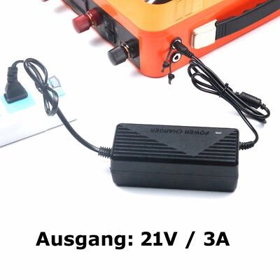 Alimentatore DC 21V 1A - Adattatore Di Ricarica Con Cavo 85cm Indicatore Luminoso Per Elettronica G 518827 - Foto 2