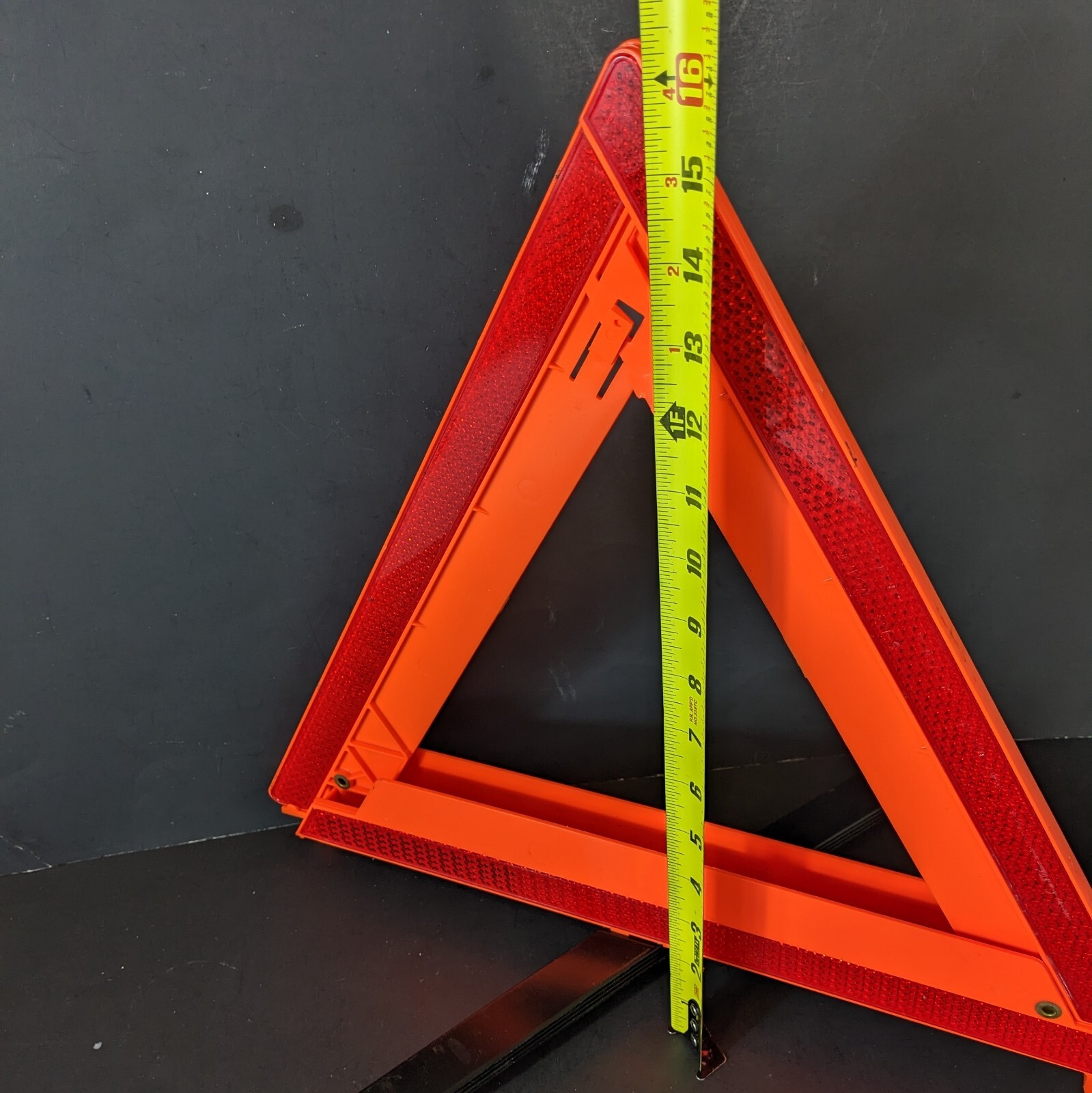 Triangle Emergency Reflective Sign 3 Pack  Safety Warning Triangle Roadside