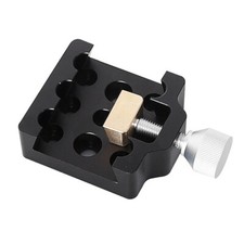 Medium Dovetail Clamp with Brass Screw 75 Degree Base for Telescope Black