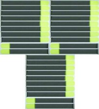 30 x SO Cable Hook and Loop Hook and Loop Tape 500 x 50mm Neon Yellow Hook and Loop Cable Ties Hook and Loop