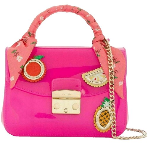 furla candy mini backpack sale Furla Candy Jelly Mini Backpack Blue Teal Italy PVC Y2K Resort Bag
