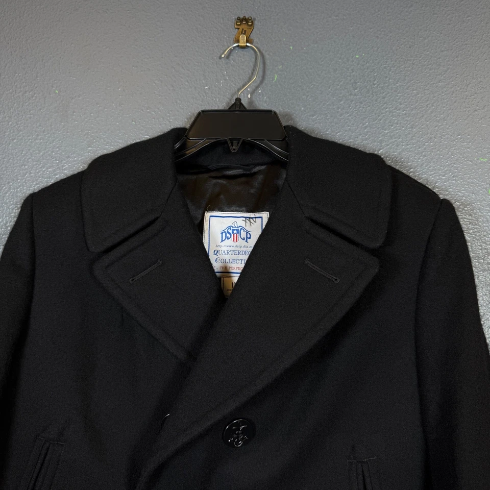 Chaquetón DSCP Quarterdeck 12s wmn Colección Militar Peso Pesado Lana Negro Nuevo con Etiquetas Foto 2 de 4