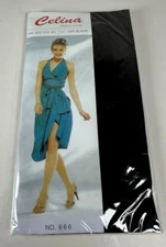 Queentex Pantyhose OFF BLACK COLOR One Size Fits All #666 100% Nylon Vintage