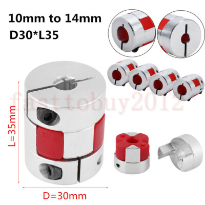 3Pcs 8x10mm Shaft Coupling Servo/Stepper Motor Jaw Shaft Coupler 8mm To