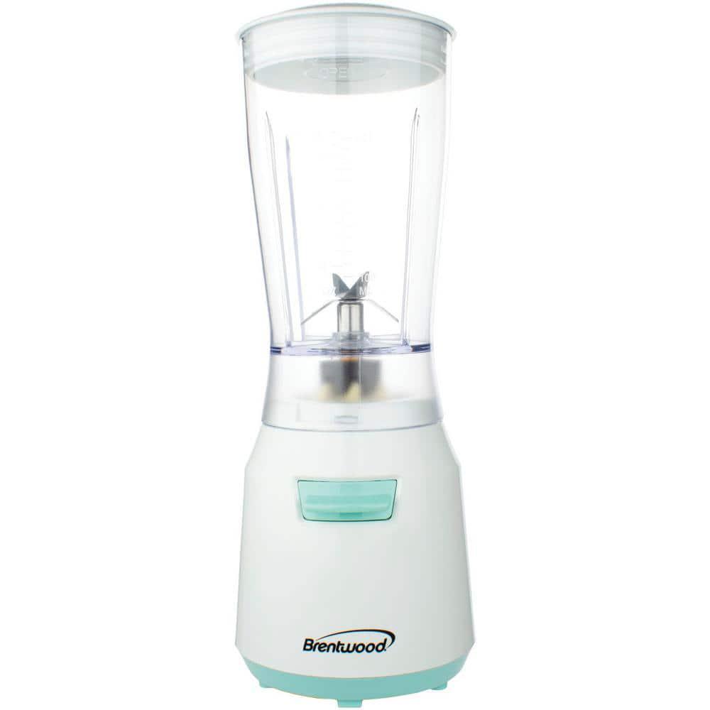 Brentwood Personal Blender 14 oz 1-Speed White Compact Ice C