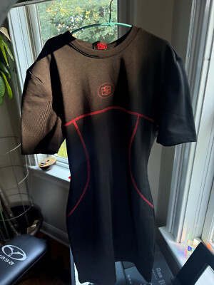 Surf Athletic Shirt Black Red European Lightweight Brand New BSB XL France