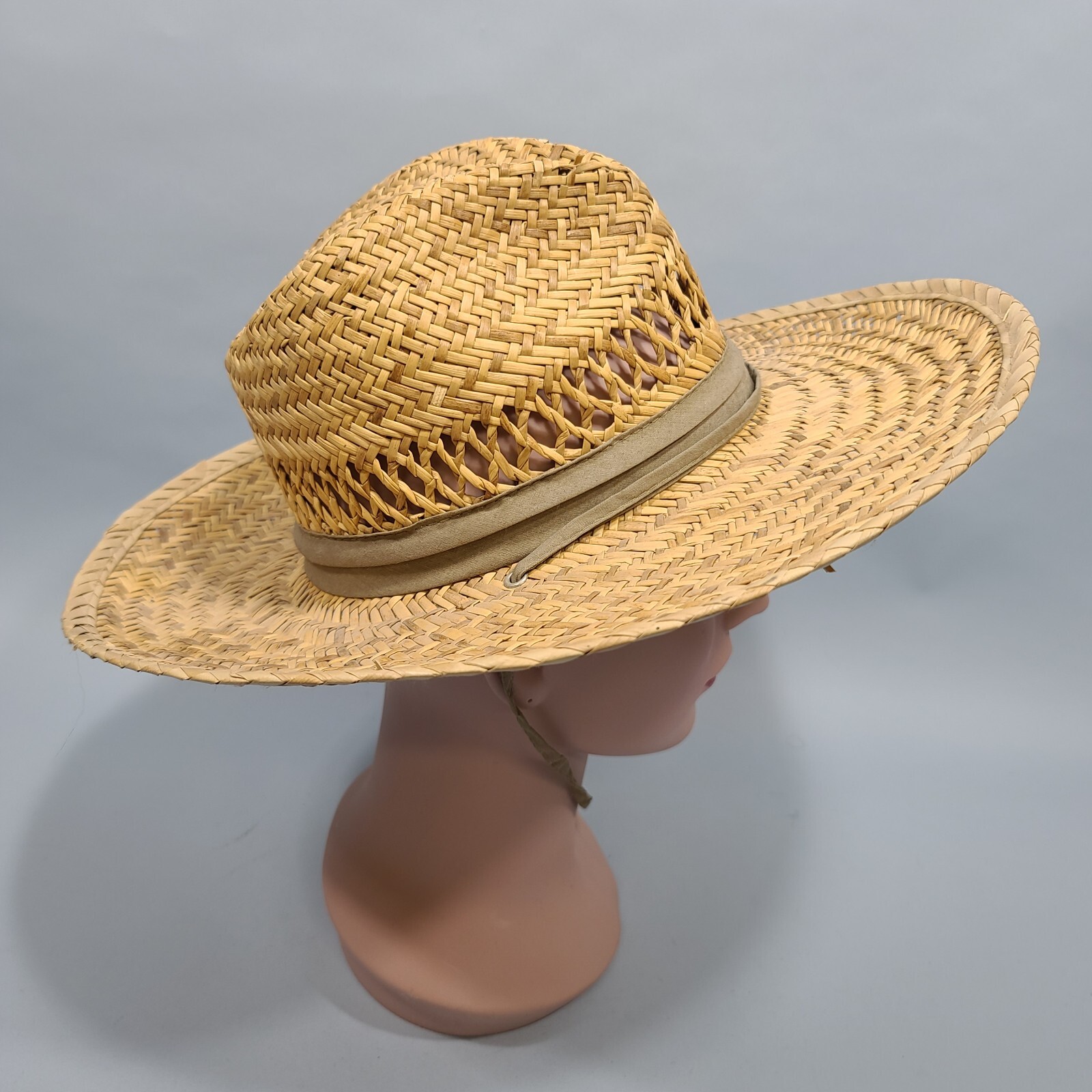 DPC Dorfman Pacific Co Natural Fiber Sun Hat Straw St… Gem