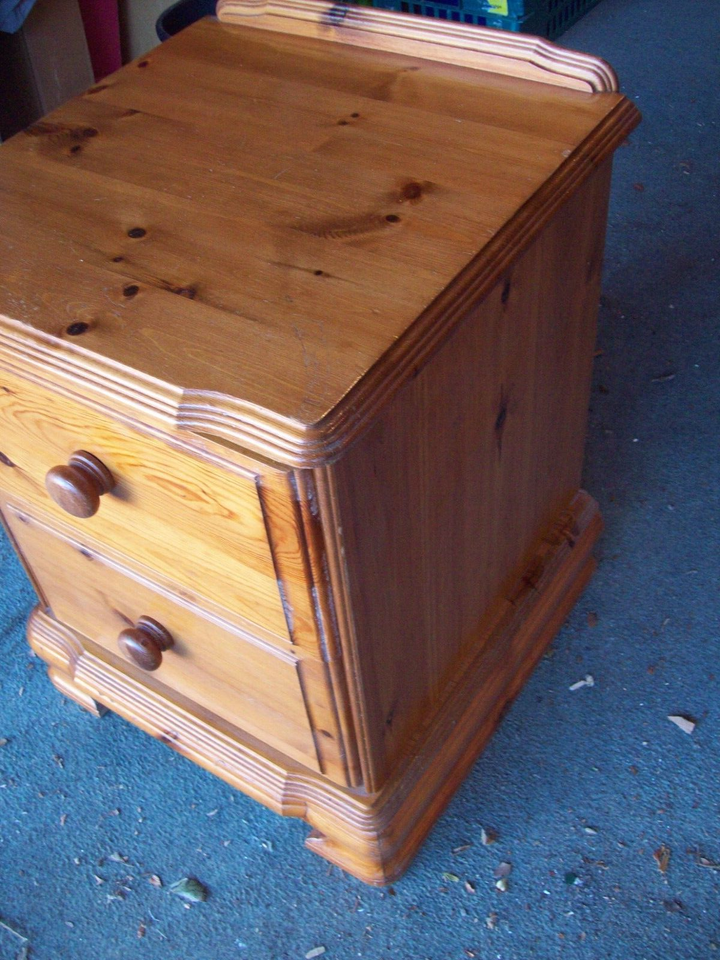 Pine Bedside eBay