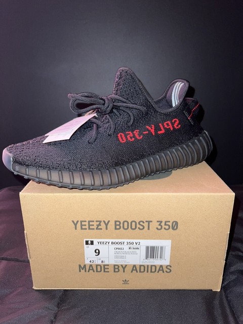 bred yeezy size 9