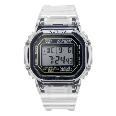 Invicta Unisex Watch Activa Alarm Analog-Digital Dial White Strap ACW424-004