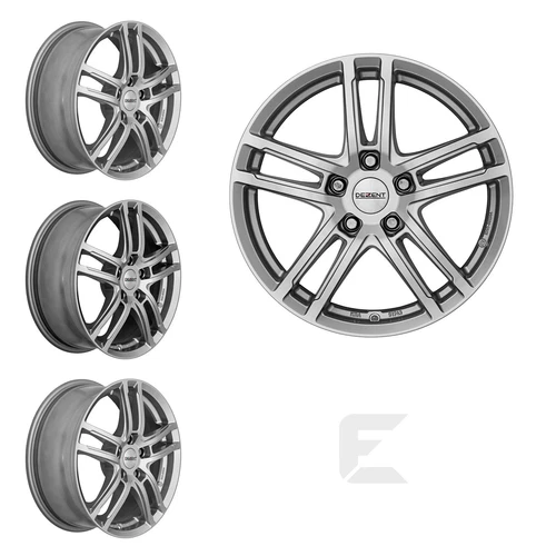 4x 17 Zoll Alufelgen für Mercedes Benz Viano, Vito / Dezent TZ (B-8300321)