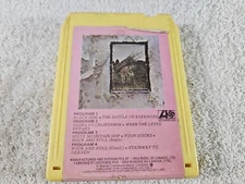 Led Zeppelin IV (ZOZO) 8-Track Tape. Splice-Tested. CANADIAN RELEASE