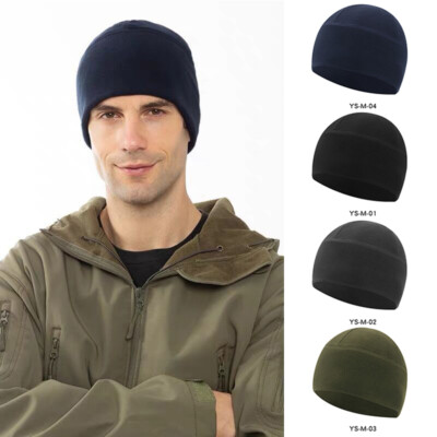 Damen Herren Winter Warm Strick Fleece Baggy Slouchy Beanie Mütze Ski Skull DE  