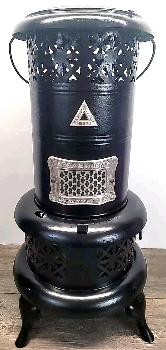 Perfection Forced Air Oil Furnace Vintage Perfection Oil Heater No 525