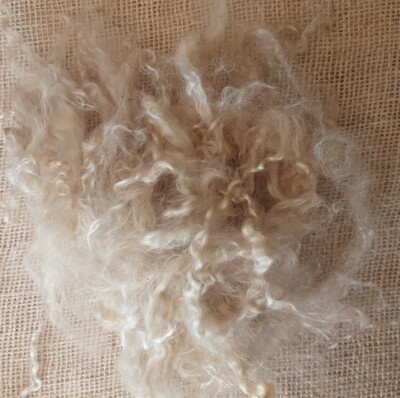 Ethisches Mohairvlies lose hellblond 20g