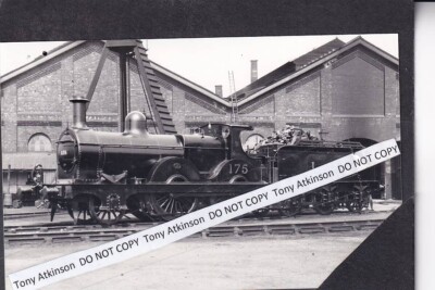 LMS  - EX MIDLAND RAILWAY - 2-4-0 - NO.  175 @ KENTISH TOWN  -  PHOTO #13839