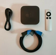 APPLE A1625 TV HD (4th Gen) Media Streamer w/Aluminum APPLE A1294 Remote
