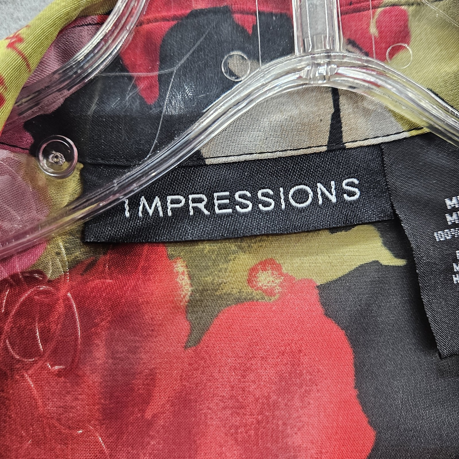 Impression Women's Medium Multicolored Floral Des… - image 4