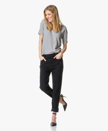 NWT Alexander Wang 003 Boy Fit Jeans Black Fade 25