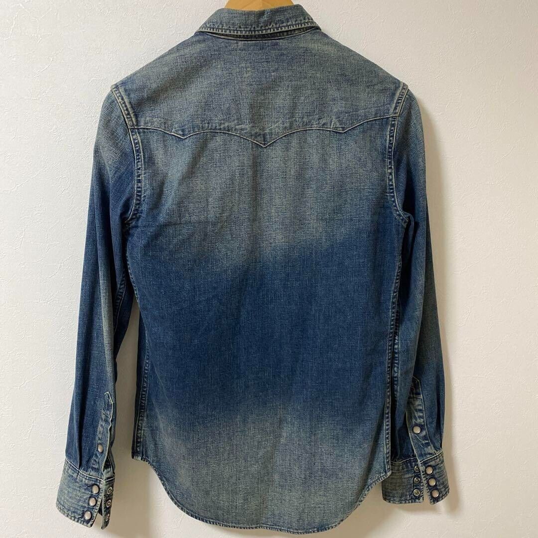 RRL Double RL Ralph Lauren Denim Shirt men Size XS Cotton RRL Double RL Ralph Lauren Denim Shirt men Size XS Cotton