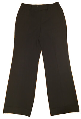 tall women's dress pants 34 inseam Long Sally NWT Wide Leg Black Pull On 34\" Women Size 16 length coverage 34" Inseam Pants for Tall